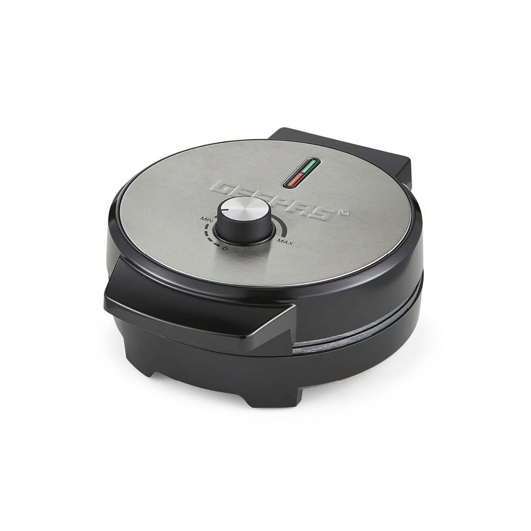 Geepas Waffle Maker 1000W Heart Shape Non-Stick Plates 5 Min Cooking in Black - Image 7