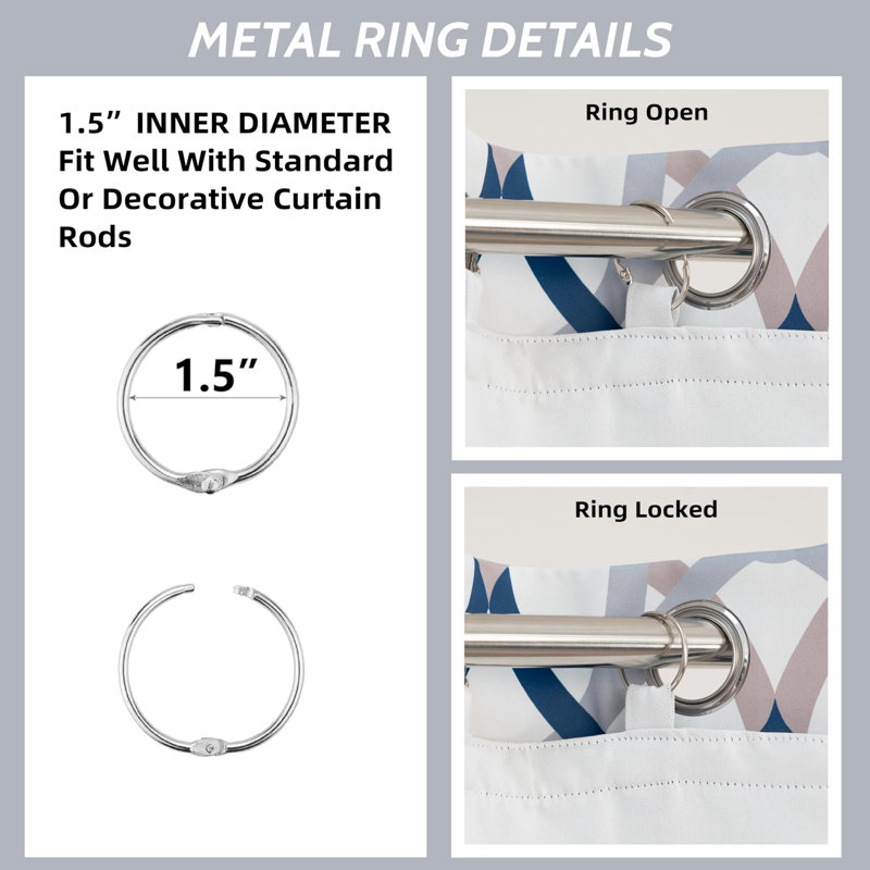 Soundproof Thermal Insulated Quilted Curtain Liners 100% Blackout Grayish White Two Panels, 50" W x 80" L