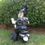 Statue de jardin motard né-à-tour gnome motard-1060739969
