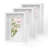 Shadow Box Frame 8X10 - 3 Pack Wood Deep Shadowbox With Glass Shadow Boxes Display Cases Suitable For Photos, Dried Flowers, Handicrafts Picture Frames For Wall (White)