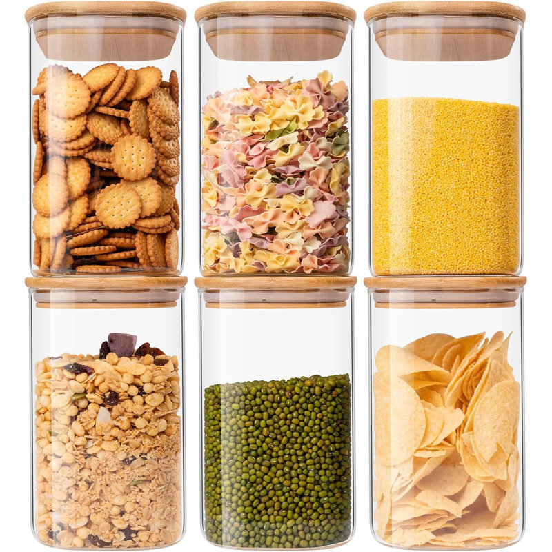 Bocaux en verre 37 oz - ensemble de 6 