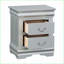 Table de chevet 2 tiroirs Platinum Classic