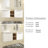 Ansharah 58.46 " W Wall Mounted 2 Double Vanity Bathroom Vanity With Ceramic Top