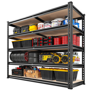20"D X 40"W Shelving Unit Loads 2000Lbs, Heavy Duty Garage Shelving,  Adjustable Metal Storage Shelves