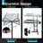 Interlandi Adjustable L-Shaped Metal Base Standing Desk