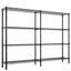 5-Tier Steel Height -Adjustable Storage Rack Heavy Duty Shelving Unit-1899585351-1899585349