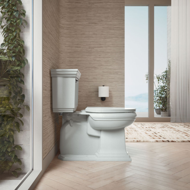 Impro Toilet Seat, Ice Gray, Elongated