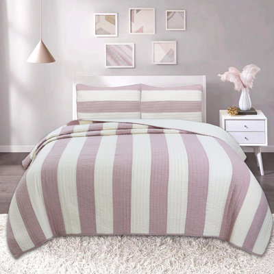 Brinley Cotton Striped Quilt