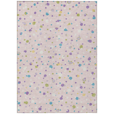 Machine Washable Indoor/Outdoor Chantille ACN2518 Geometric Rug
