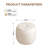 11.8In Small Tufted Round Upholstered Ottoman-117466297