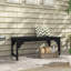 Banc de jardin, banc de parc extérieur avec siège à lattes, banc de chambre à coucher