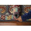Tapis de couloir oriental géométrique 3 x 10