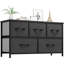 Commode de rangement avec 5 tiroirs de 2 tailles différentes-1212513811