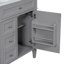 Meuble-lavabo de salle de bain moderne 30 po avec lavabo supérieur-280237436