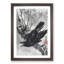 Crow on a Branch by Kawanabe Kyosai - Framed Print-55490467-55490468