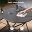 Ensemble bistro 3 pièces pour patio avec table résistante aux intempéries-28523915