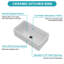 Évier de cuisine de ferme blanc 33 po - 33 po x 18 po x 10 po évier de cuisine en céramique blanche réversible