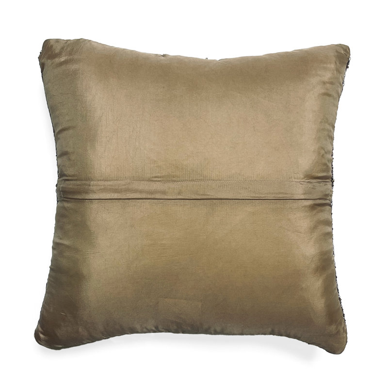 Coussin en soie Aoibh, Bronze antique