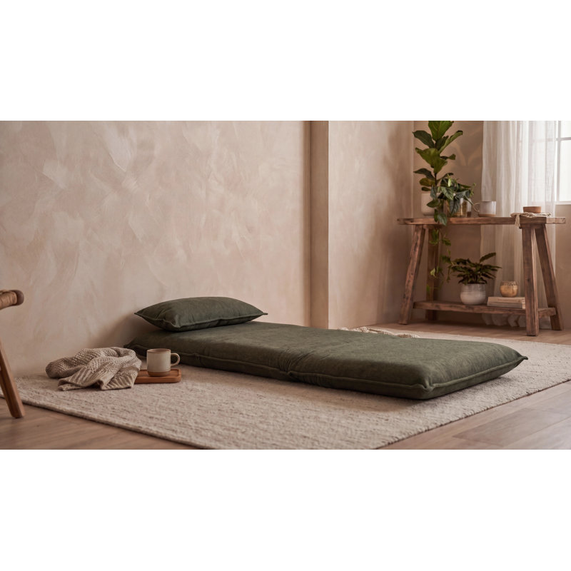 Single Green Futon Chair
