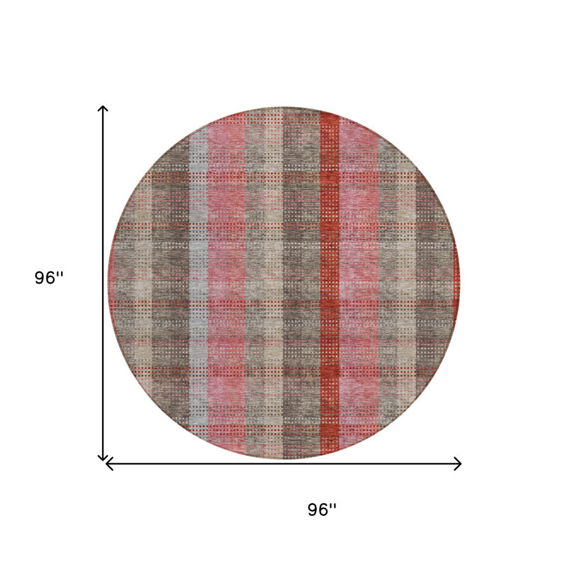 Tapis rond 8 po