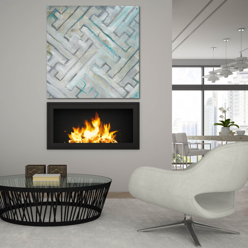 «Tile Element 4» par Danhui Nai, art mural en verre acrylique, H 36 po x l 36 po x P 0,2 po