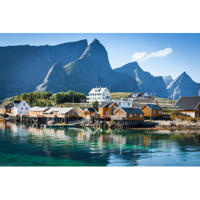 " Norwegian Fishing Village " by Perszing1982