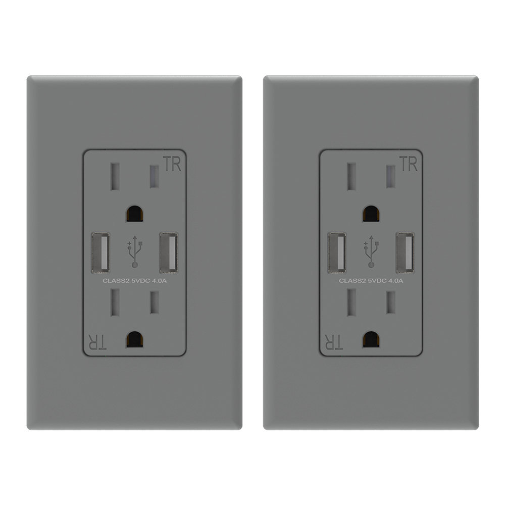 15 Tamper Resistant Duplex Outlet ELEGRP 