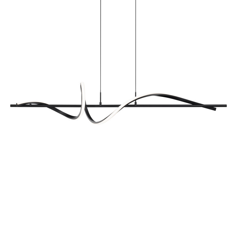 Corkscrew LED Linear Pendant, 2700K