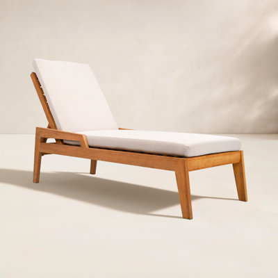 Headly Brazilian Teak Chaise Lounge