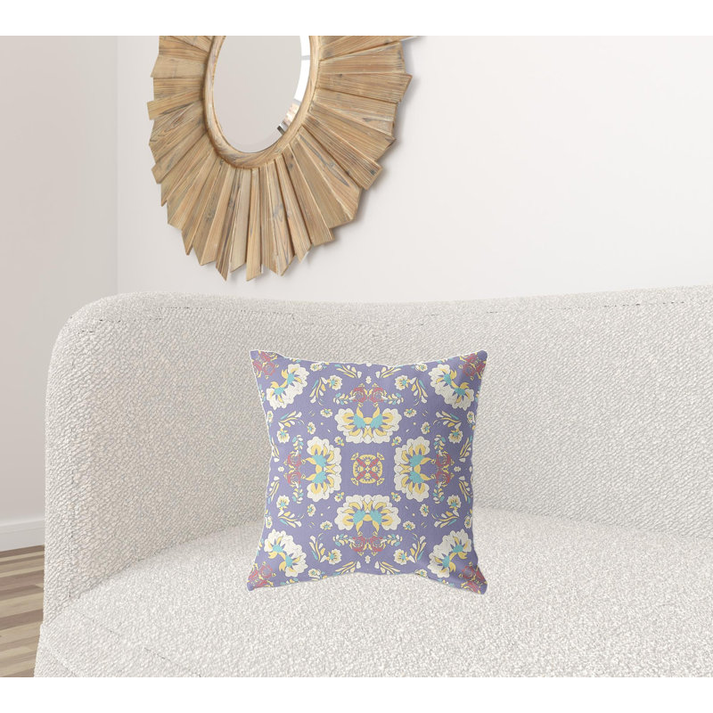 Coussin 18 po x 18 po Broadcloth, Mauve