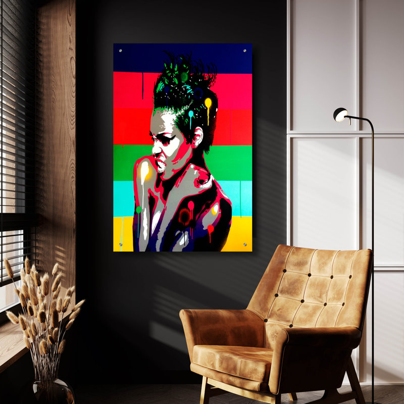 "Afro Punk 1" par Abstract Graffiti, H 36 po x l 24 po x P 0,2 po