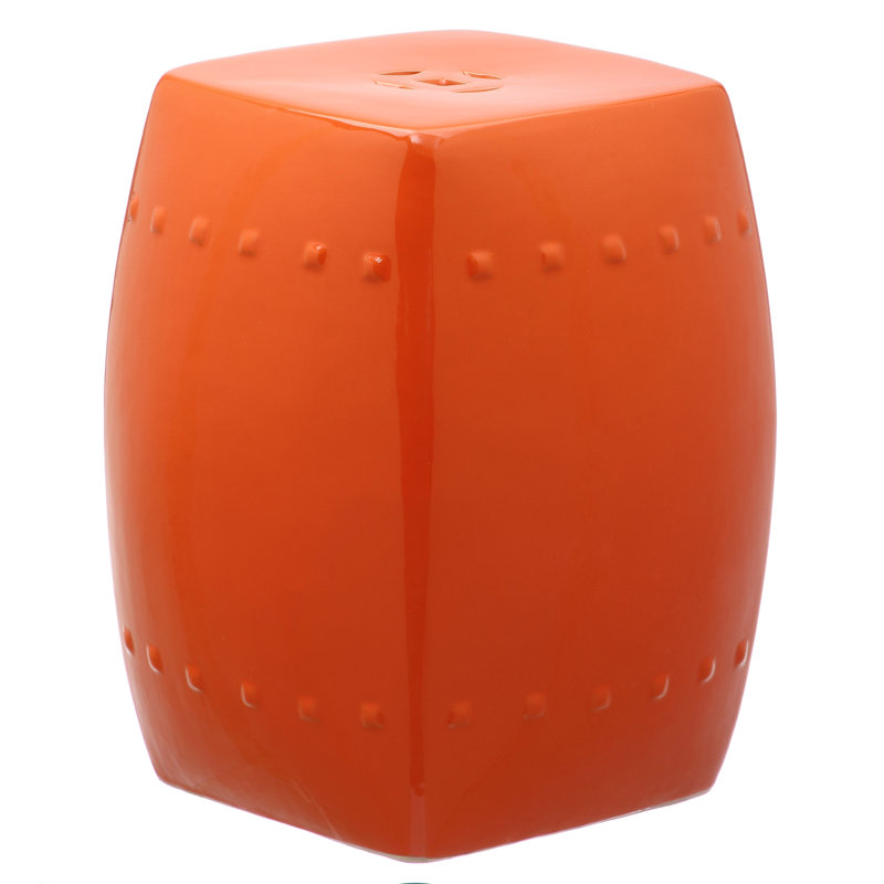 Tabouret de jardin Knudson, Orange