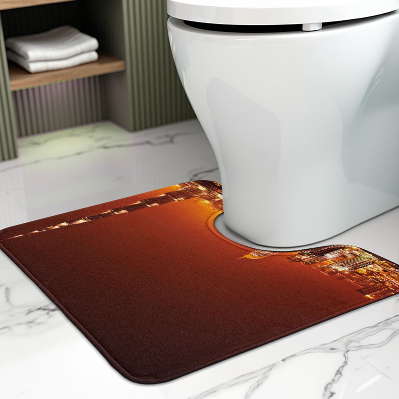 Tapis de salle de bain Cityscape 20 "Multicolor
