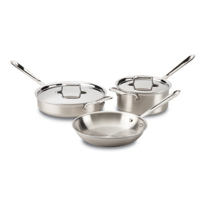All-Clad D3™ Stainless Steel 5 Piece Cookware Set