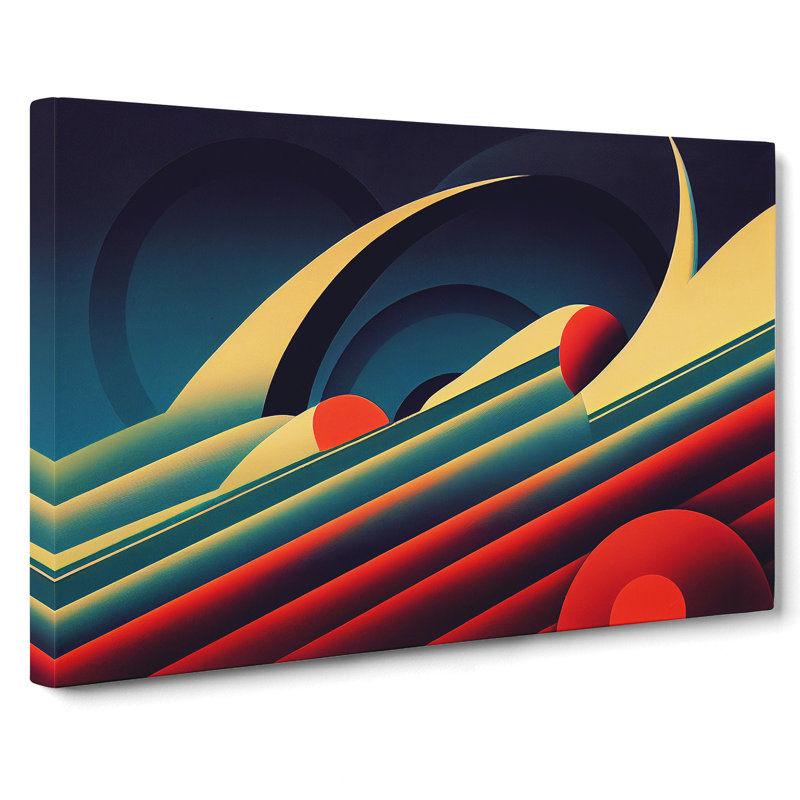 Expressive Modern Abstract - Wrapped Canvas, 35cm H x 50cm W x 3cm D