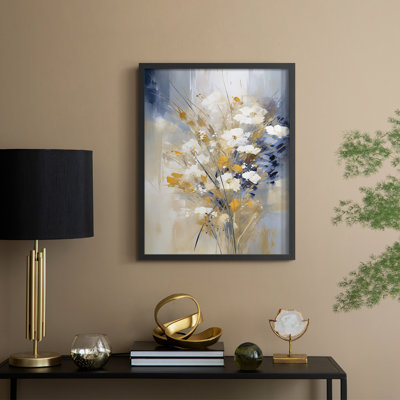 Série FLORAL CCLxxvii - reproduction encadrée de qualité supérieure - prête à être accrochée - aucun clou requis
