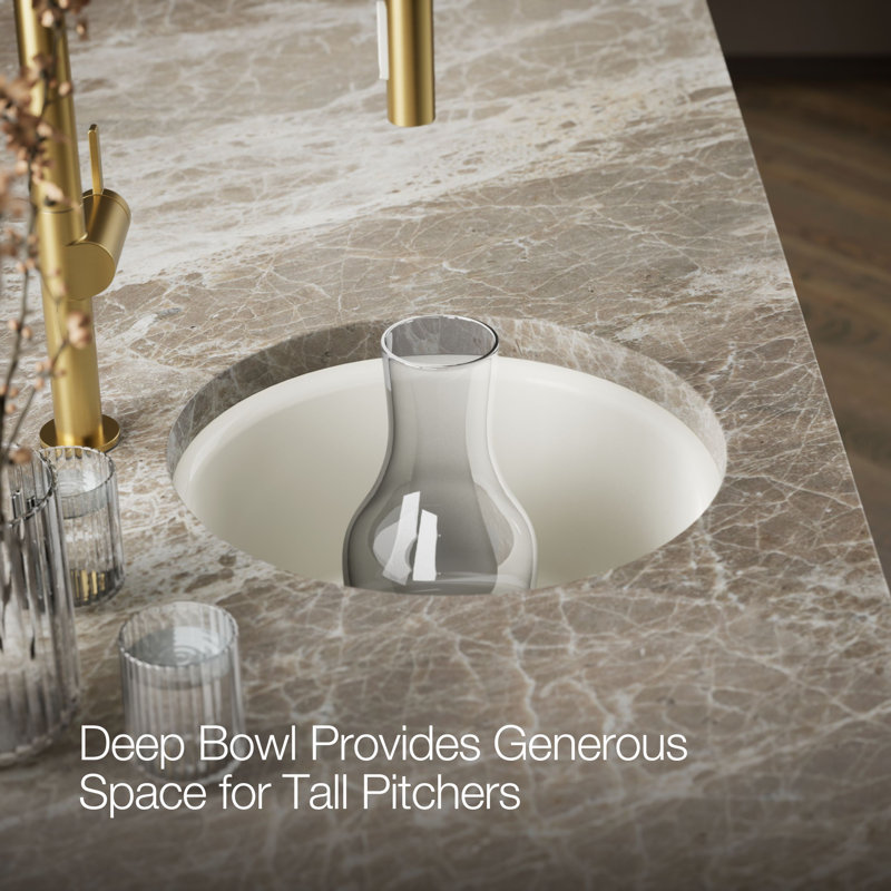 Porto Fino™ Top-Mount/Under-Mount Bar Sink, Biscuit