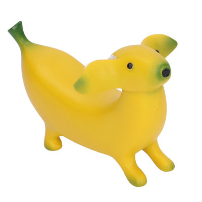 Sculpture de bananier en résine, jolie décoration d'art légère et amusante pour bureau à domicile M 13 x 8 cm / 5,1 x 3,1 po