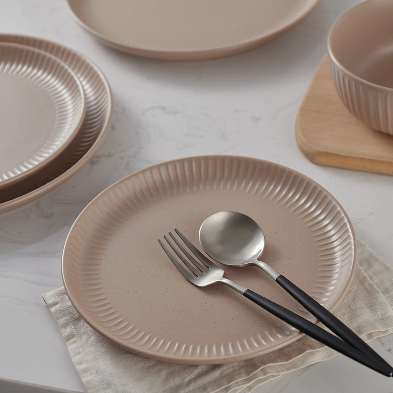 Service de table 24 pièces Stone Lain Logan, Beige