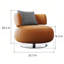 Chaise berçante moderne rembourrée