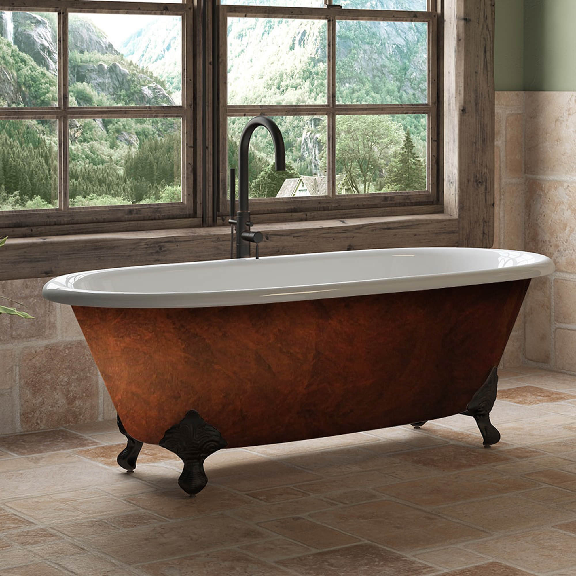 Clawfoot Soaking Bathtub