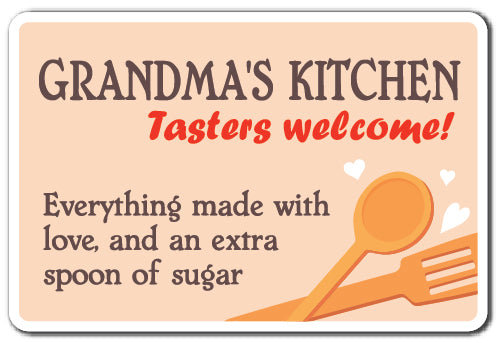 Enseigne de cuisine Grandmas