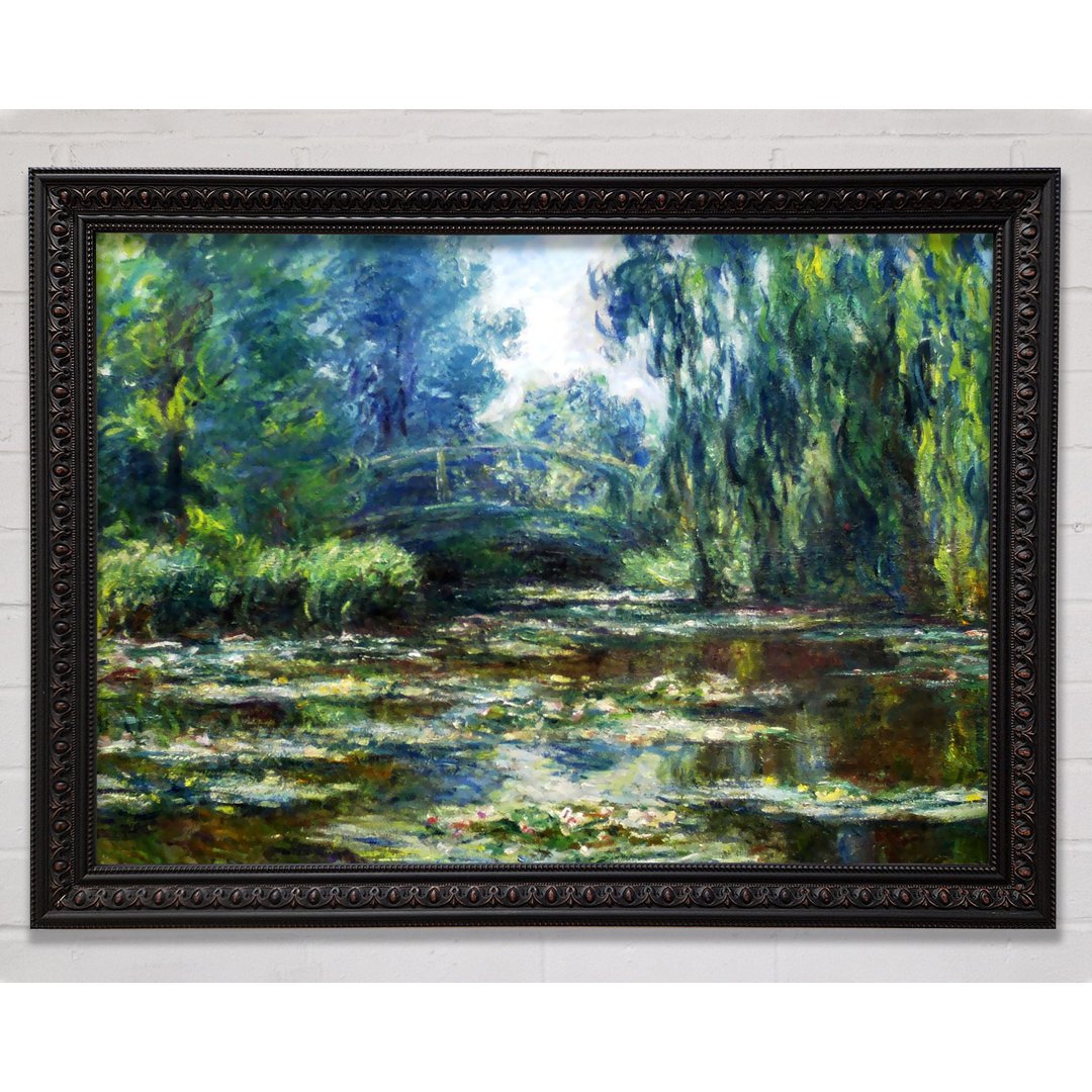 Monet Water Lillies In Monets Garten Gerahmter Druck