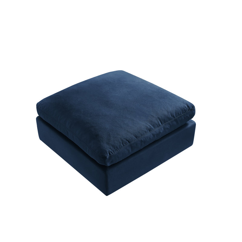 Upholstered Linen Standard, Navy