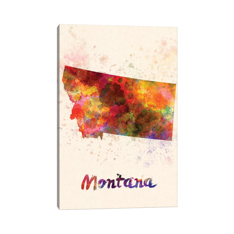 Montana by Paul Rommer - Wrapped Canvas Painting, 66.04 cm H x 45.72 cm W
