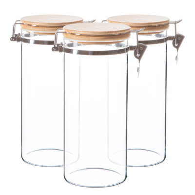 Glass Canister - Set of 6