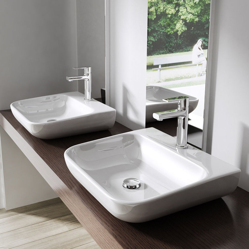 Durovin Bathrooms 410mm L x 480mm W Natural Engineered Stone Rectangular Sink