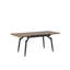 Extendable Metal Base Dining Table