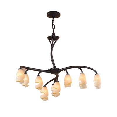 Kleinman 9-Light Shaded Chandelier