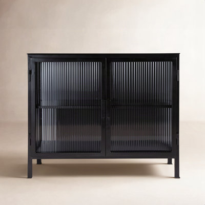 Hoxton Ribbed Glass Chest